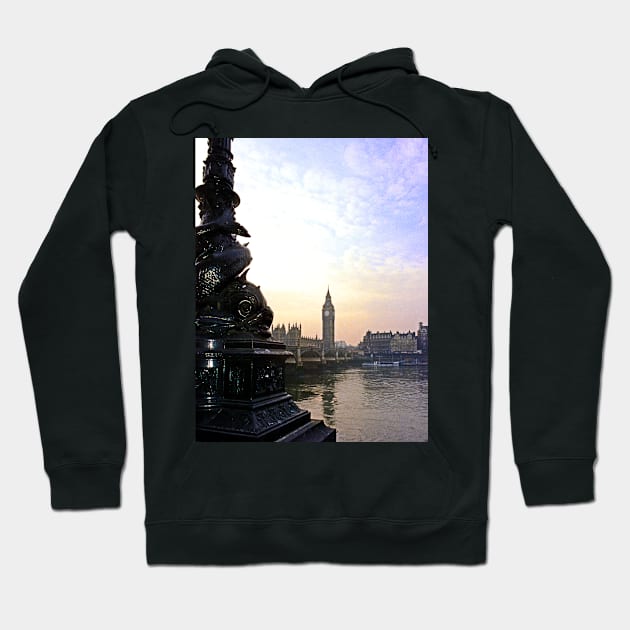 The Thames at Westminster Hoodie by BrianPShaw